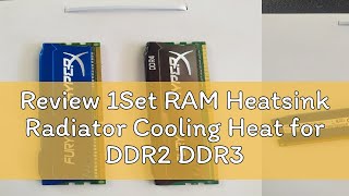 Review 1Set RAM Heatsink Radiator Cooling Heat for DDR2 DDR3 DDR4 Desktop Memory Heat Dissipation P [upl. by Samala]