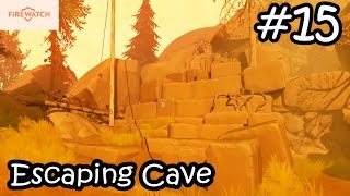 Firewatch Lets Play Walkthrough Part 15  Escaping Cave  Goodwin Hideout [upl. by Nevah323]