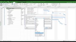 Microsoft Project 2016  Weeknummers weergeven [upl. by Latona189]