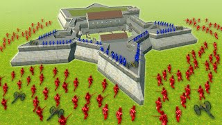 Massive Napoleon Era STAR FORTRESS SIEGE in Ravenfield [upl. by Anaicul563]