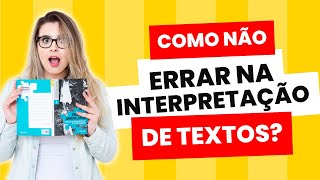 COMO SE SAIR BEM EM INTERPRETAÇÃO DE TEXTO Exercícios Resolvidos  Professora Pamba [upl. by Ahsied961]