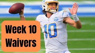 Week 10 Waiver Wire Top Adds Fantasy Football 2024 [upl. by Jamila959]