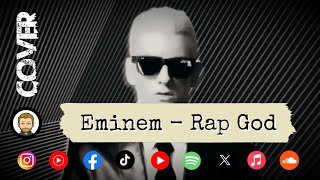 Eminem  Rap God FAST PART COVER [upl. by Barcot]