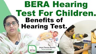 What is BERA Brain Stem Evoked Response Audiometry  Bera Hearing Test Dr Harika ENTCareHospital [upl. by Christyna]