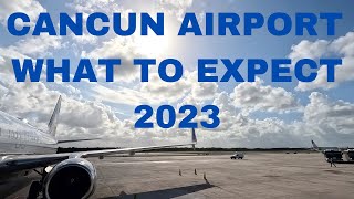 Cancun Airport 2023 What To Expect Terminal 3 [upl. by Alyehs353]