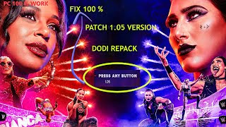 Patch 105 Fix Dodi Repack  Fix Community Creation Crash in WWE 2k24  DoDI Repack fix  crash fix [upl. by Chancey]