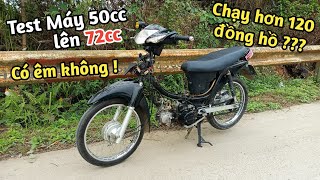 Review amp Test Tốc Độ Wave 50cc Lên 72cc Giá Rẻ Chạy Sẽ Ntn [upl. by Tiffanie]