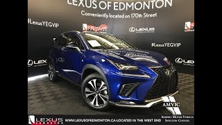 Blue 2018 Lexus NX 300 F Sport Series 1 Review [upl. by Repsihw]