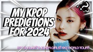 25 kpop predictions for 2024 [upl. by Valentino]