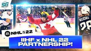 HUGE NHL 22 IIHF PARTNERSHIP ANNOUNCED [upl. by Wald71]