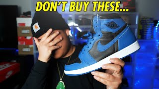 AIR JORDAN 1 MARINA BLUE EARLY REVIEW EARLY REVIEW WATCH BEFORE BUYING [upl. by Eceined350]