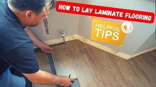 How to lay laminate flooring  Easy step by step beginners guide [upl. by Innej]