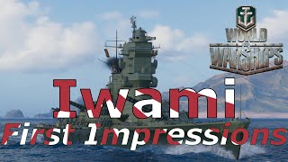 World of Warships Iwami First Impressions God Japanese Brawler Or Massive Let Down [upl. by Adivad]