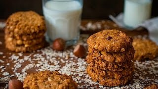 LAS MEJORES GALLETAS DE AVENA Y COCO SÚPER FÁCILES SIN GLUTEN Y SIN LACTOSA [upl. by Reniti344]