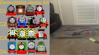 Demolition derby 88 request by Funnirobloxtrain [upl. by Odinevneib839]