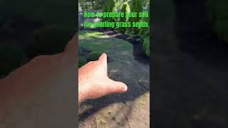 How to prepare your soil for grass planting 100succses garden landscaping organic [upl. by Eenaj]