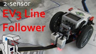 How to Make an Effective EV3 Line Follower in 2 Minutes [upl. by Ahsika]