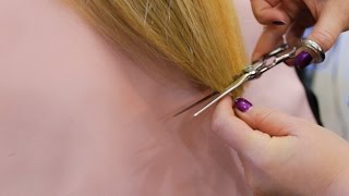 HAIR TRANSFORMATION CUTTING amp GOING BLONDE  OLAPLEX amp MAGIC LIGHTENER [upl. by Ayikaz]