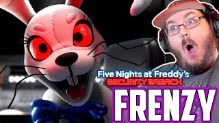 FRENZY  Five Nights At Freddys Security Breach Official Music Video By Mautzi FNAF REACTION [upl. by Nosaes]