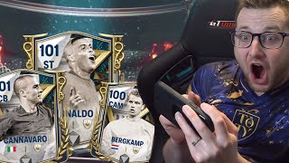 We Opened Over 60k FC Points in Packs and Every Hall of Legends Exchange to Get R9 in FC Mobile [upl. by Aiouqes]