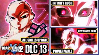 NEW DLC 13 JIREN  NEW UPDATED GAMEPLAY SKILLS Dragon Ball Xenoverse 2 DLC Pack 13 amp Free Update [upl. by Teryl700]