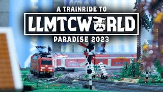 Custom LEGO trains at LLMTCWorld 2023 [upl. by Richey953]