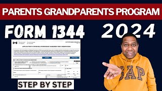 How to Fill Out Form IMM 1344 for Parent Grand Parents Program [upl. by Selig]