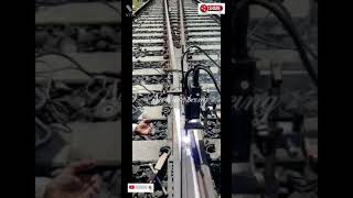 Automatic Robotic weld at Railway CMS Crossing [upl. by Leber]