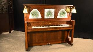 Restored Antique Peerless Player Piano [upl. by Annoerb]