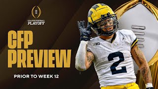 College Football Playoff Ranking Predictions No 3 Michigan On The Rise After BIG WIN I CBS Sports [upl. by Blim]