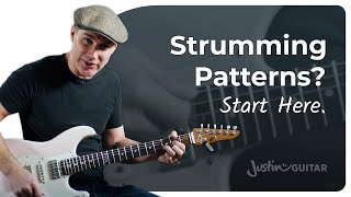 Your FIRST Strumming Pattern EVER  Guitar for Beginners [upl. by Sikata]