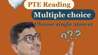 PTE Reading Multiple Choice Single Answer tips and tricks [upl. by Olegnaleahcim845]