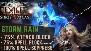 PoE 324  Unbreakable Storm Rain build  Path of Exile Necropolis [upl. by Hareehat]