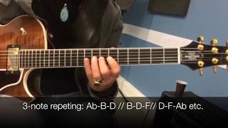 Lesson13 Diminished runs for dominant chords [upl. by Dichy]