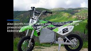 HighTorque Razor MX 650 Dirt Rocket Electric Bike With HandOperated Dual Disc Brakes Goes 15 MPH [upl. by Jedediah120]