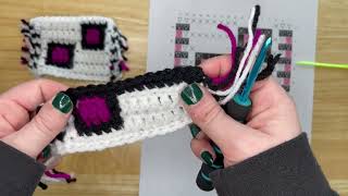 Tapestry Overlay Mosaic Crochet Tutorial [upl. by Eiramave360]