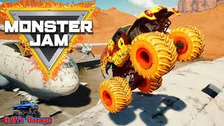 MONSTER JAM FREESTYLE PLAYGROUND 12  Freestyle Tournament Demolition Derby amp Backflip Tournament [upl. by Ennaeilsel]