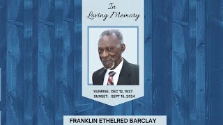 Celebrating the Life of Franklin Ethelred Barclay [upl. by Spillihp418]