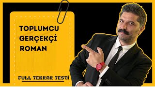 Toplumcu Gerçekçi Roman  Full Tekrar Testi  Rüştü Hoca [upl. by Ijat538]