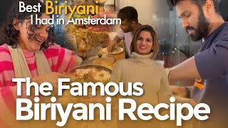 The Famous Biriyani recipe  Best Malabar Biriyani I had in Amsterdam  Happy evening [upl. by Ytirahs342]