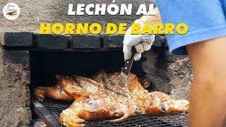 Al horno de barro  Lechón de 10 kg en una hora y media [upl. by Earazed]