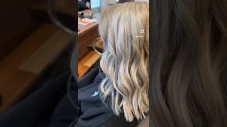 ICE BLONDE • hair hairtransformation shorts youtube iceblonde hairstylist splithair [upl. by Ambrosine504]