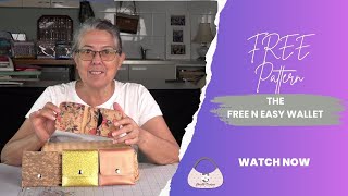 Free N Easy Wallet Tutorial  A Free Pattern by ChrisW Designs [upl. by Norreg]