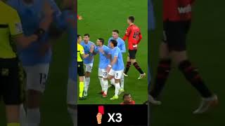 3 Red Cards in Second Half  funny funnyvideo football redcard [upl. by Tristam182]