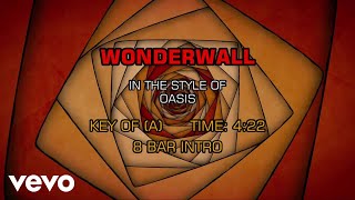 Oasis  Wonderwall Karaoke [upl. by Felicidad]