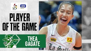 Thea Gagate LOGS 16 PTS for DLSU vs ADMU 🔥  UAAP SEASON 86 WOMEN’S VOLLEYBALL [upl. by Pricilla738]