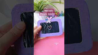 Cute melody magic board ✨ art craft satisfying diy youtubeshorts [upl. by Mackoff688]