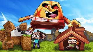 Minecraft  SPONGEBOBEXE BASE CHALLENGE  Bikini Bottom Destroyed Fight or Hide [upl. by Gord]