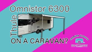 Thule OMNISTOR 6300 Roof Mounted Canopy for a CARAVAN Review [upl. by Enneicul]