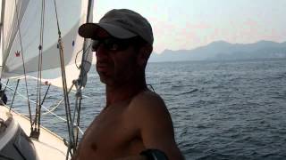 2012 SEPT  5  DEPART DES ILES DE LERINS [upl. by Aldus]